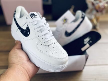 Nike Force One Low 07`Essential White Black Parsey