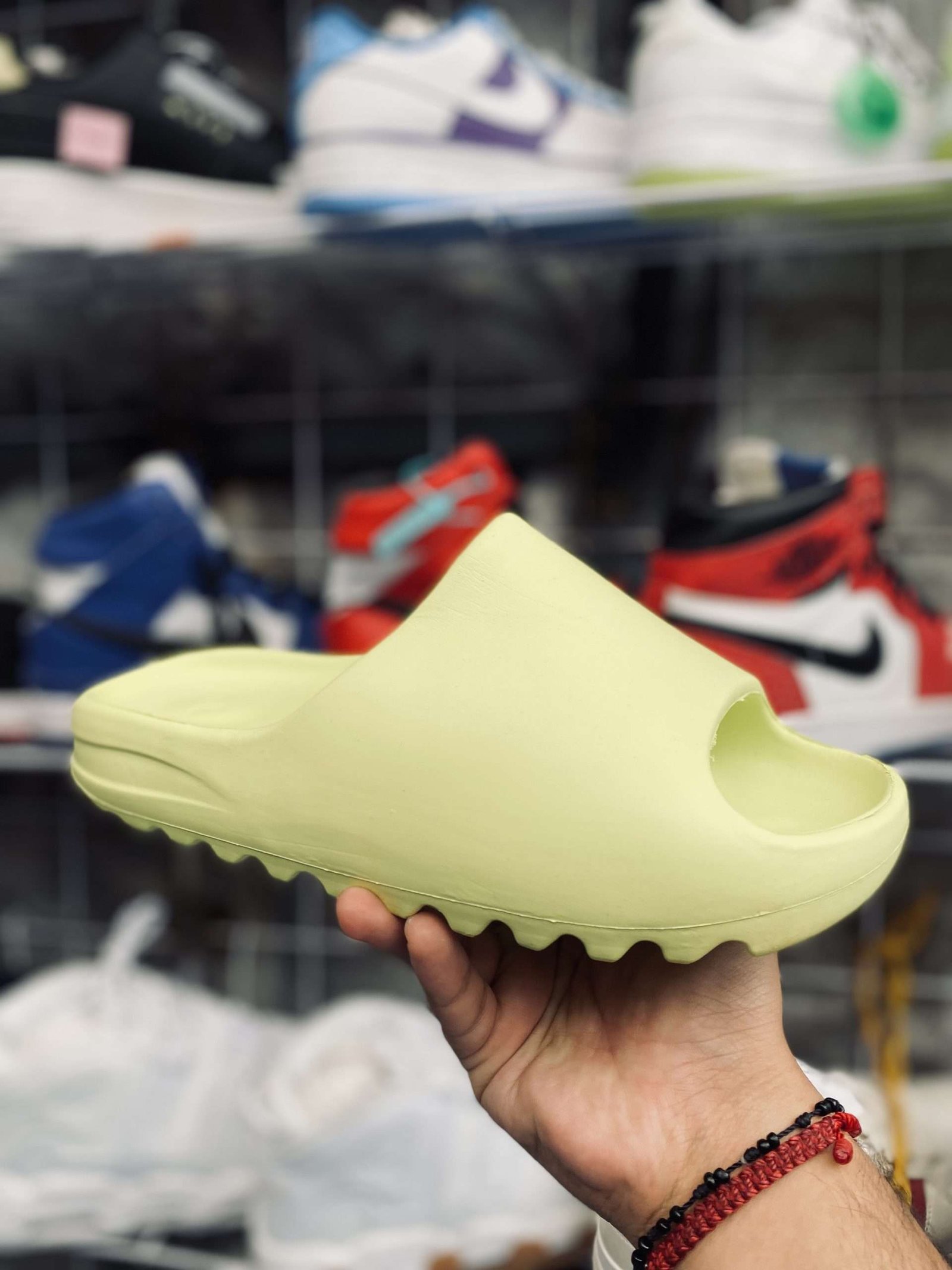 Adidas YEZZY Slide Glow Green