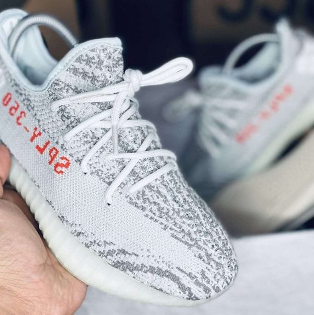 yezzy boost blue tint